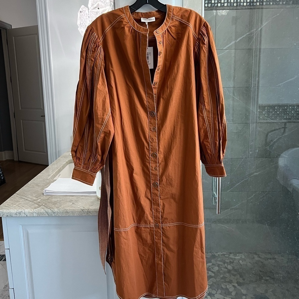 ULLA JOHNSON Maia Belted Dress - Picture 3 of 11